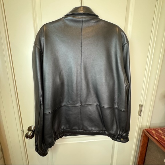 J Park Collection Men’s Lambskin Leather Coat Size L - Picture 9 of 17